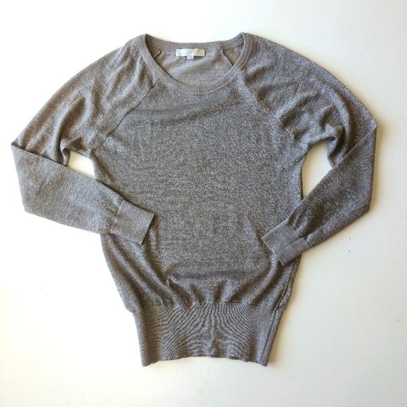 Ann Taylor LOFT Women's Frost Cream‎ Lightweight Sweater Size M - Picture 1 of 8